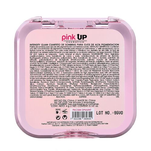Cuarteto De Sombras  Ojos A Pigme 04 Opulent Pink Up