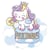 Figura decorativa Dipak unicornios cute, móvil