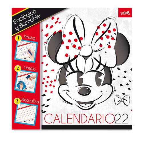 Calendario Minnie Mouse coqueta 2022