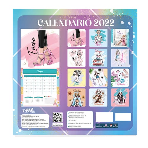 Calendario chicas soñadoras 2022