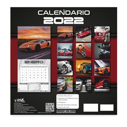 Calendario autos 2022