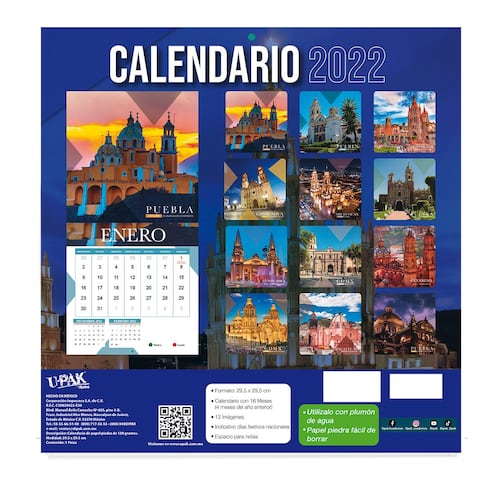 Calendario iglesias de México 2022