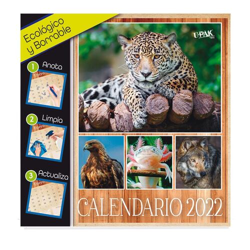 Calendario animales México 2022