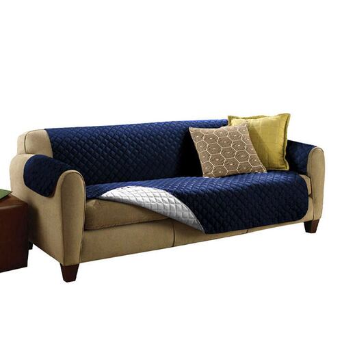 Couch Coat 1 Pieza Azul / Gris