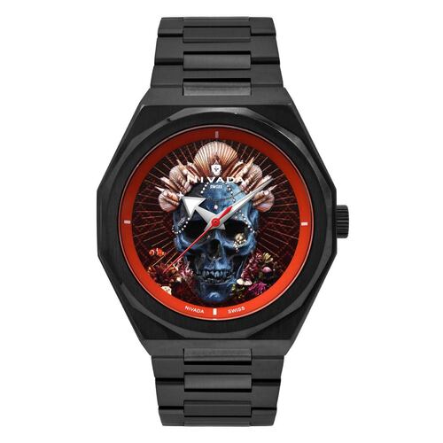 Reloj Nivada NH23003SKUL03 Huichol Skull para Hombre