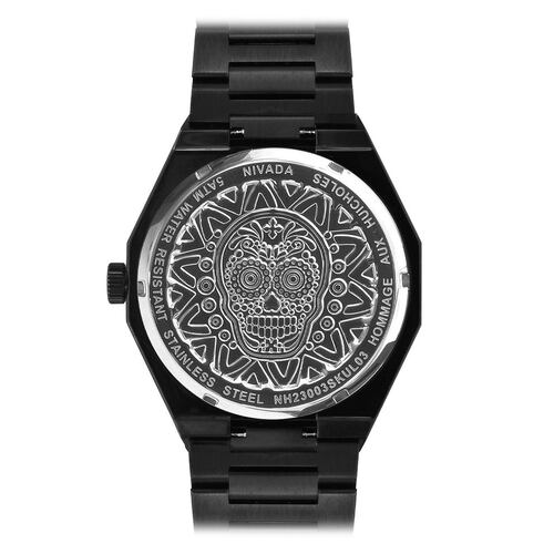 Reloj Nivada NH23003SKUL03 Huichol Skull para Hombre