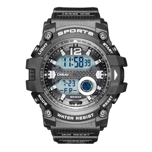 Reloj Diray deportivo para caballero negro DR2129G1