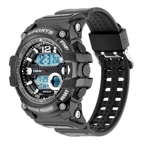 Reloj Diray deportivo para caballero negro DR2129G1