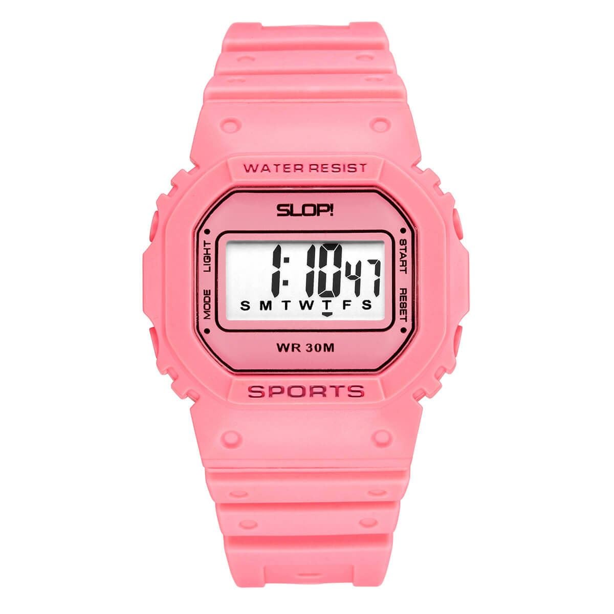 Reloj deportivo rosa hot sale