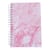Libreta de puntos tamaño francés mármol rosa