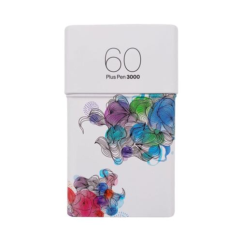 Set 60 Marcadores Plus Pen 3000 Punta Fina Monami