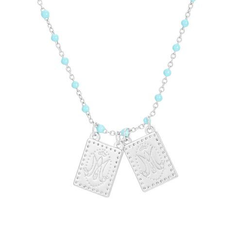 Collar Escapulario Circonias Dímelo con Amor