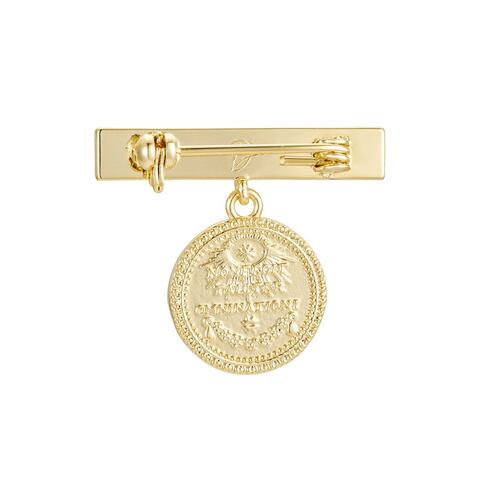 Pin para Bebé Virgen de Guadalupe Baño de Oro 14K Dímelo con Amor