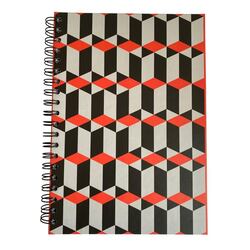 Libreta Rhodia A5 Pasta Suave Rayas Color Naranja