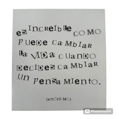 Tarjeta Felicitación Pensamiento