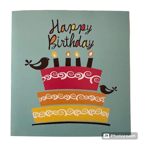 Tarjeta Felicitación Happy Birthday