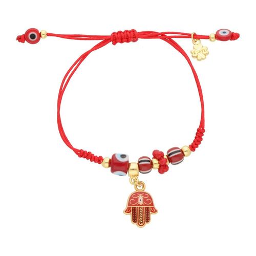 Pulsera Cordón con dije Mano de Fátima