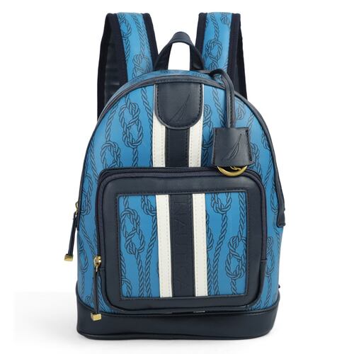 Bolsa Backpack Print Navy Para Mujer Nautica