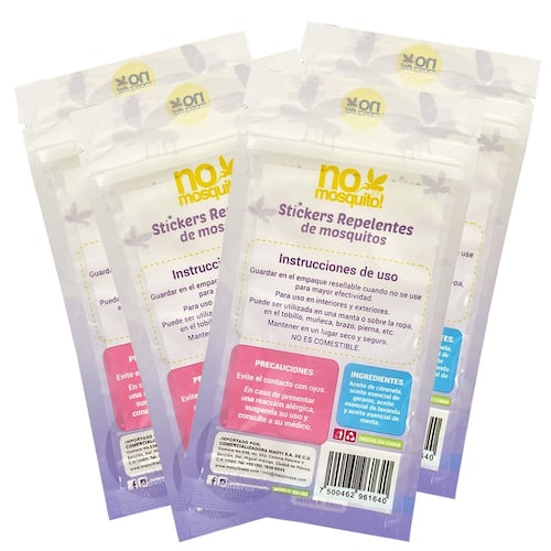 Pack Stickers Repelentes de Mosquitos No Mosquito