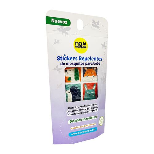 Pack Stickers Repelentes de Mosquitos No Mosquito