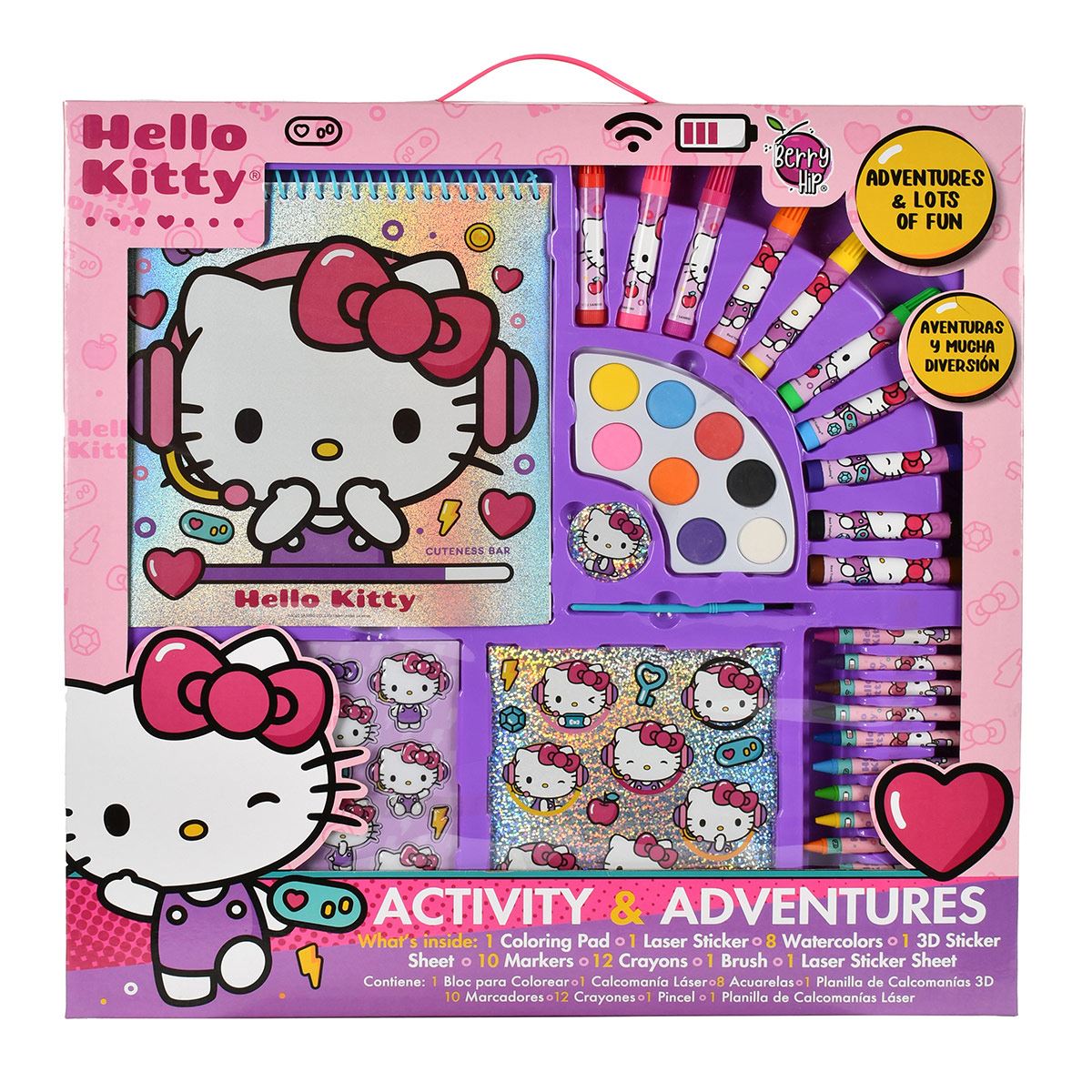 Set de arte y actividades hello kit Berry Hip