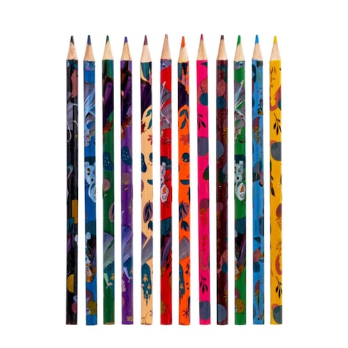 12 lápices de Colores Frozen