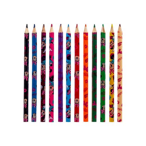 12 lápices de Colores Minnie Mouse