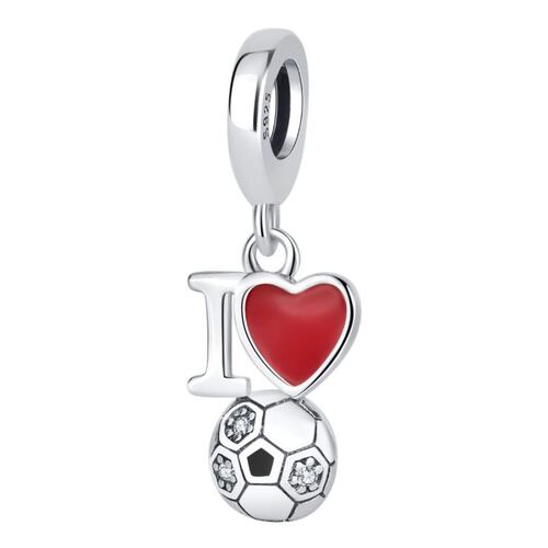 Charm  plata I love futbol