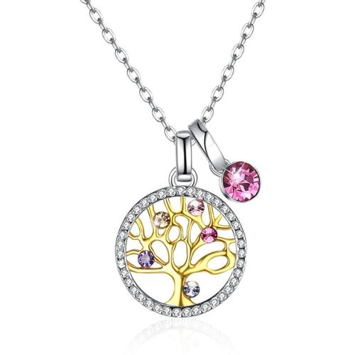 Dije Árbol de la Vida con Cristales Austriacos Multicolor Mayfer
