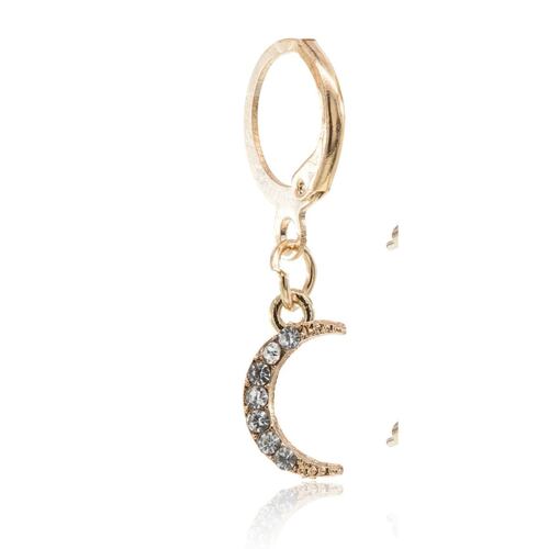 Set Aretes, Luna, Estrella y Broqueles de Cristal Parisa