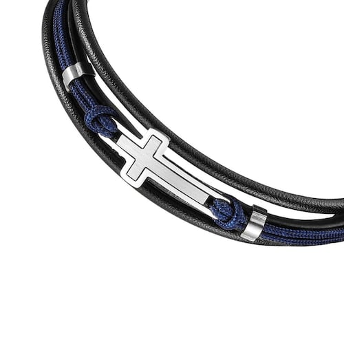 Pulsera de Acero Inoxidable Enso para Hombre EMB0059B Negro
