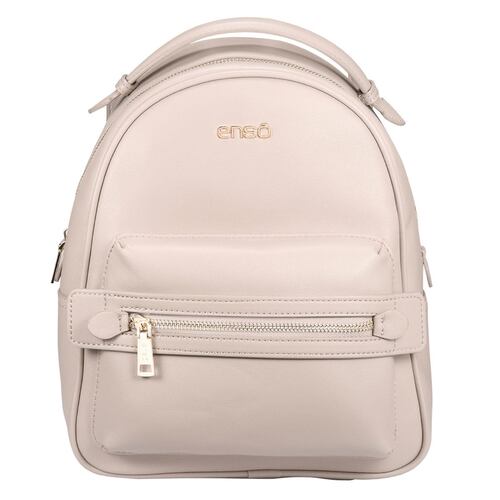 Bolsa Backpack Color Nude Para Mujer Enso