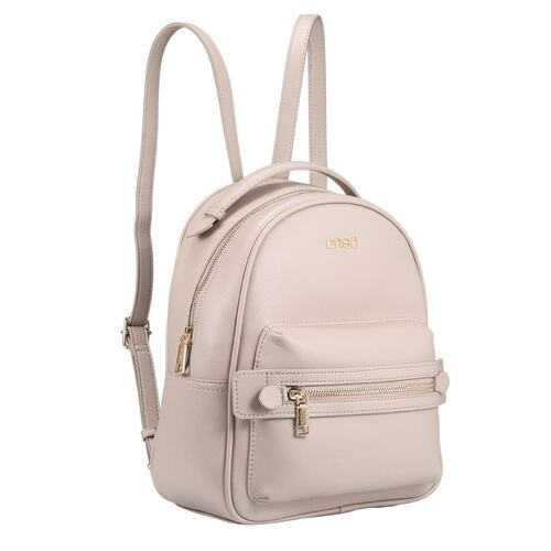 Bolsa Backpack Color Nude Para Mujer Enso