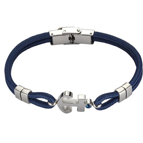 Pulsera de Acero Inoxidable Enso para Hombre EMB0079BL Azul
