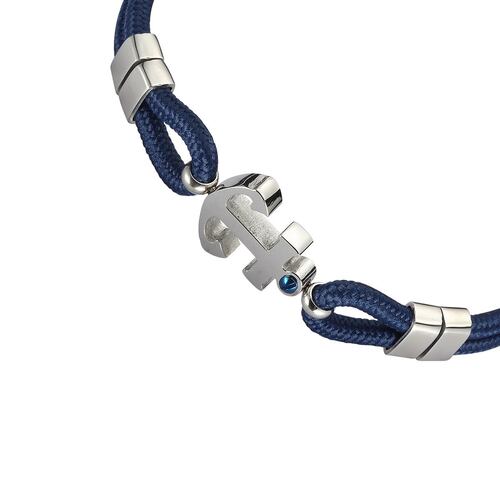 Pulsera de Acero Inoxidable Enso para Hombre EMB0079BL Azul