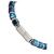 Pulsera de Acero Inoxidable Enso para Hombre Color Azul EMB0091BL