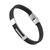 Pulsera de Acero Inoxidable Enso para Hombre Color Negro EMB0098G