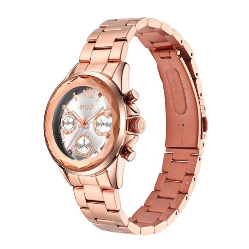 Reloj de pulsera Enso color rosa casual para mujer EW1049L1