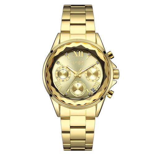 Reloj de pulsera Enso color dorado casual para mujer EW1049L2