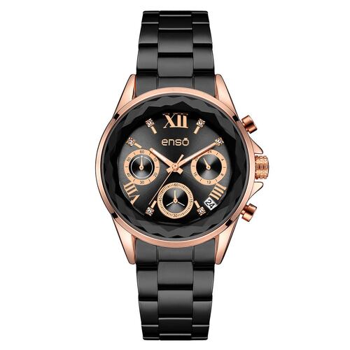 Reloj de pulsera color negro Enso casual para mujer EW1049L3