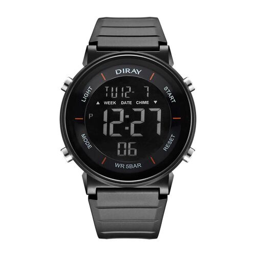 Reloj Diray deportivo negro para caballero DR359GH1