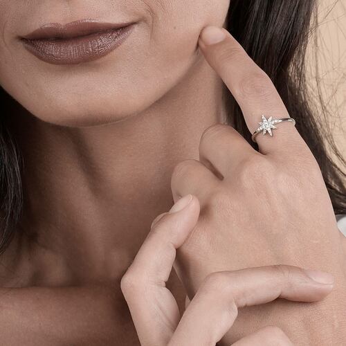 Anillo Estrella Plata .925 ESR006S Enso