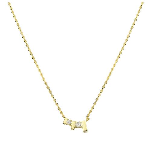 Collar Plata .925 Mujer Dorado ESN026G Enso