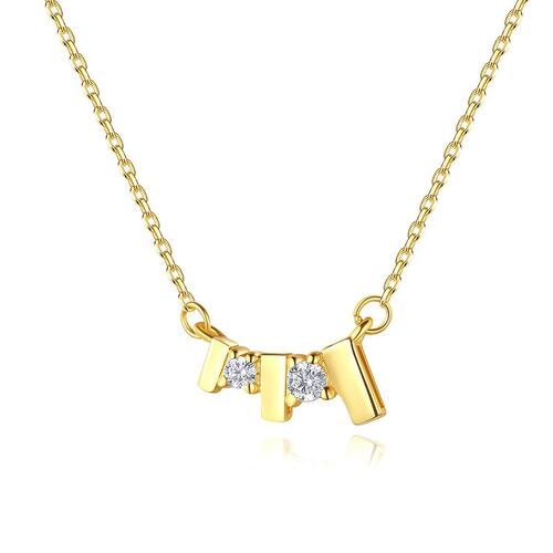 Collar Plata .925 Mujer Dorado ESN026G Enso