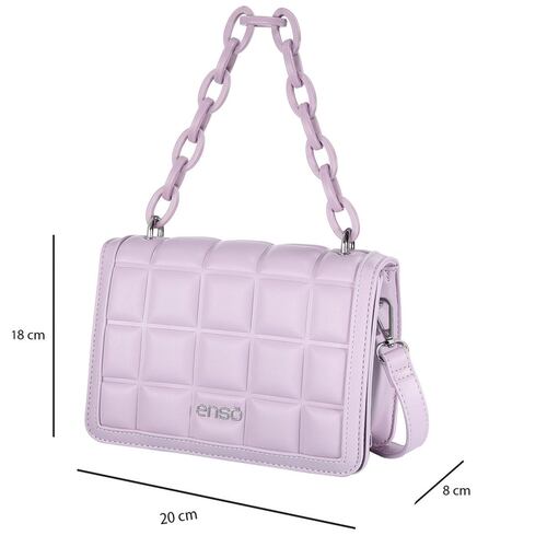 Bolsa Crossbody Color Lila para Mujer Enso