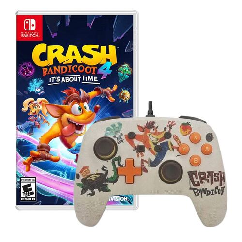 Bundle Nintendo Switch Crash Bandicoot 4 + control Crash