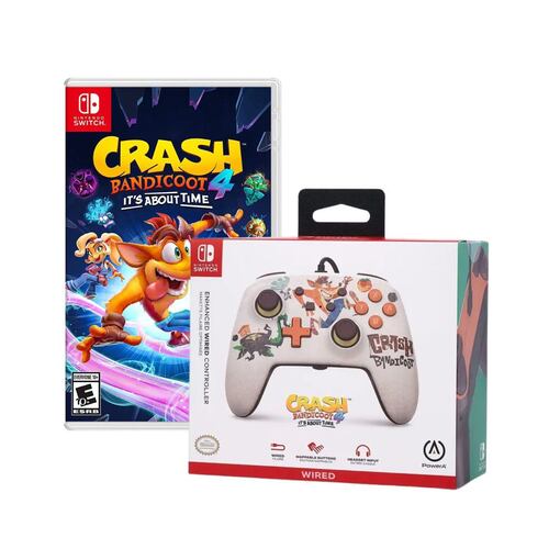 Bundle Nintendo Switch Crash Bandicoot 4 + control Crash