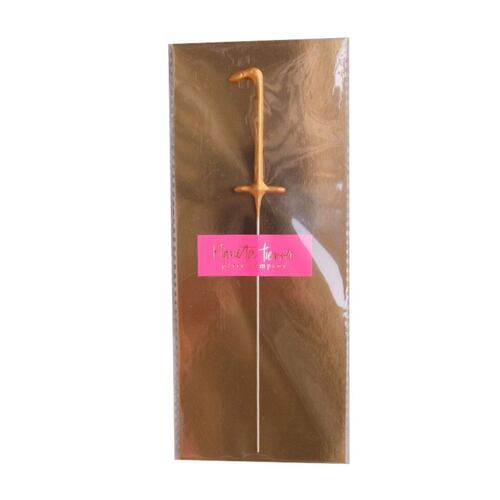Vela bengala dorada 1 foil pack