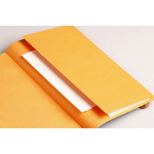 Libreta Rhodia A6 Pasta Suave Rayas Color Cafe