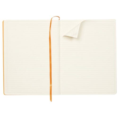 Libreta Rhodia A4 Pasta Suave Rayas Color Rojo